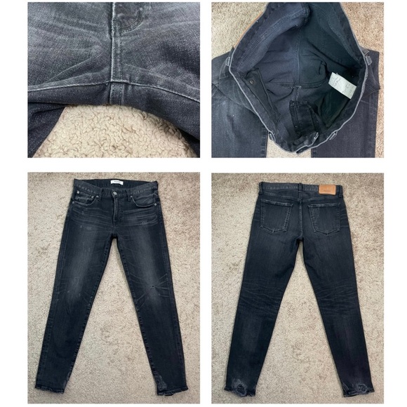 Moussy Vintage Velma Comfort Stretch Distressed Mid-Rise Ankle Jeans Size 27 - Picture 10 of 16